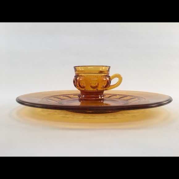 Vintage/retro King’s Crown snack plate and tea cup - Picture 6 of 8